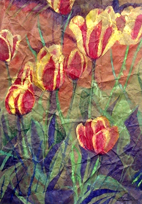 “Determined Tulips” – Watercolor Painting Class – July 30, 2024, 6:00pm to 9:00pm