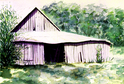 “Granddaddy’s Barn” – Watercolor Painting Class – Tuesday, July 9, 2024, 6:00pm to 9:00pm